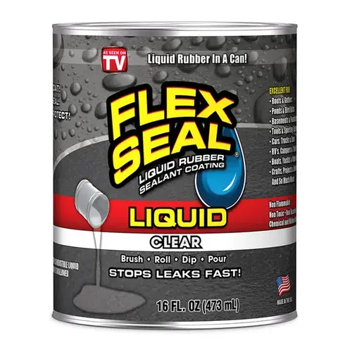1 Pt. Liquid Rubber Sealant, Clear