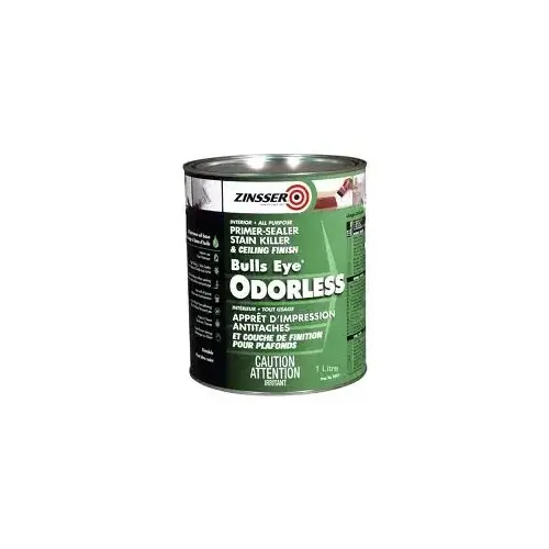 BullsEye Odorless Hi-Hide Oil-Base Stain Blocker - Quart White