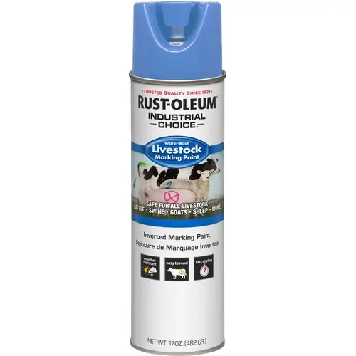 Rust-Oleum Livestock Marking Paint 17oz - Fluorescent Blue Rust-Oleum Livestock Marking Paint 17oz - Fluorescent Blue