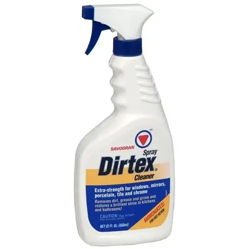 Cleaner, 22 oz Bottle, Liquid, Ammonia, Clear