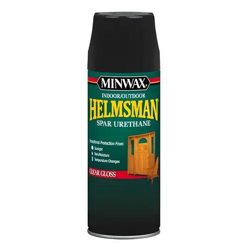 Helmsman Spar Urethane Paint, Clear Gloss, Clear, Liquid, 11.5 oz, Aerosol Can