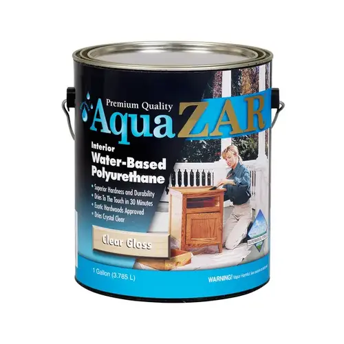 Polyurethane, Gloss, Liquid, Crystal Clear, 1 gal, Can Polyurethane, Gloss, Liquid, Crystal Clear, 1 gal, Can