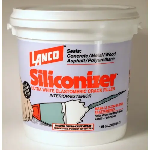 Siliconizer Elastomeric Crack Filler 1 Gallon - Knife Grade Siliconizer Elastomeric Crack Filler 1 Gallon - Knife Grade