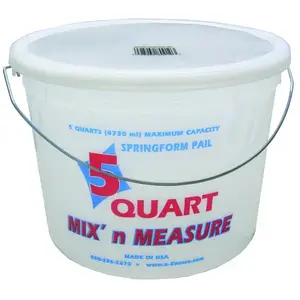 Encore 300043 Paint Pail Mix' n Measure White 5 qt White