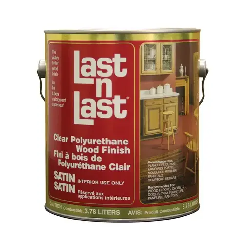 Last n Last Clear Polyurethane Wood Finish 550VOC - Satin - Gallon