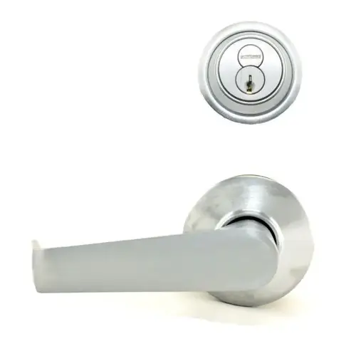 S200 Series Interconnected Entry Single Locking Full Size Saturn Lever C Keyway with 16-481 Latch 10-109 Strike Satin Chrome Finish S200 Series Interconnected Entry Single Locking Full Size Saturn Lever C Keyway with 16-481 Latch 10-109 Strike Satin Chrome Finish