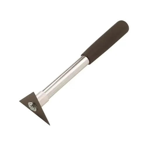 Molding Scraper, 2-3/4 in W Blade, Three-Edge Blade, HCS Blade, Foam Handle, Tubular Handle Molding Scraper, 2-3/4 in W Blade, Three-Edge Blade, HCS Blade, Foam Handle, Tubular Handle