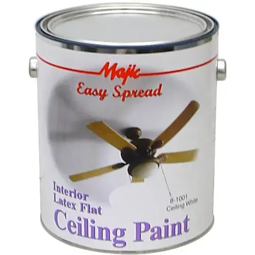 Interior Wall Paint, Flat, Ceiling White, 1 gal Pail Interior Wall Paint, Flat, Ceiling White, 1 gal Pail