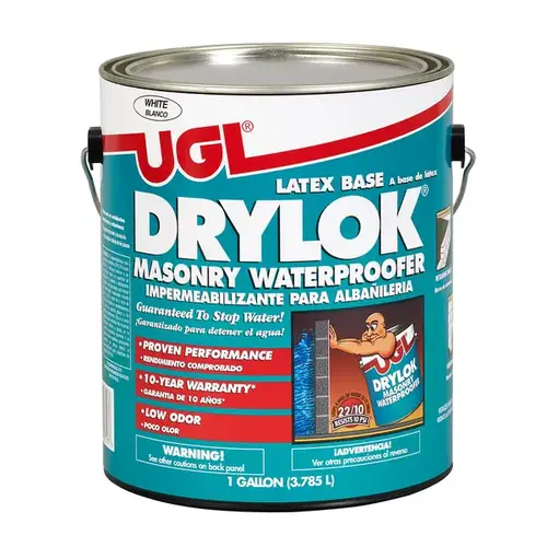 DRYLOK Latex Base Masonry Waterproofer - 1 Gallon White DRYLOK Latex Base Masonry Waterproofer - 1 Gallon White
