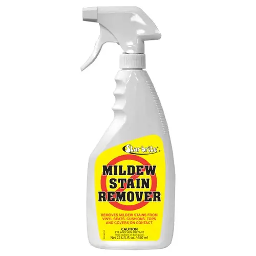 856 Series Mildew Stain Remover, Liquid, Characteristic, White, 22 oz, Spray Bottle
