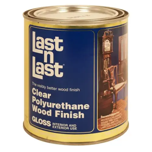 Last n Last Clear Polyurethane Wood Finish 550VOC - Gloss - Quart