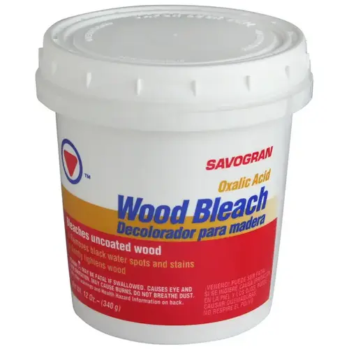 Wood Bleach, 12 oz, Crystalline Solid, White
