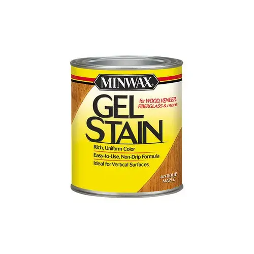 260304444 Gel Stain, Antique Maple, Liquid, 0.5 pt 260304444 Gel Stain, Antique Maple, Liquid, 0.5 pt