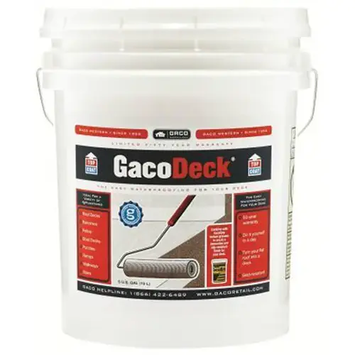 GacoDeck Top Coat Oyster 5-Gallon