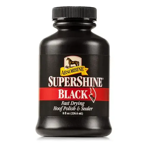SuperShine Hoof Polish & Sealer, Black, 8-oz. SuperShine Hoof Polish & Sealer, Black, 8-oz.