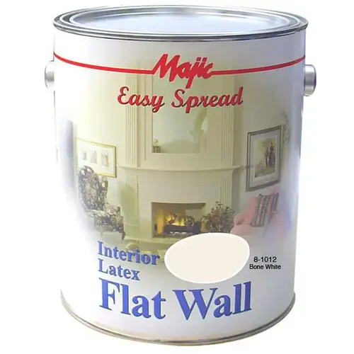 Easy Spread Interior Latex Flat Wall Paint 1 Gallon - Bone White Easy Spread Interior Latex Flat Wall Paint 1 Gallon - Bone White