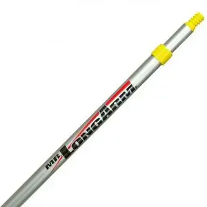 Mr. LongArm 1601376 Extension Pole Twist-Lok Telescoping 4.3-8.1 ft. L X 1" D Aluminum Silver Silver