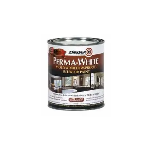 Perma-White Mold & Mildew Proof Interior Paint - Semi Gloss - Quart Perma-White Mold & Mildew Proof Interior Paint - Semi Gloss - Quart