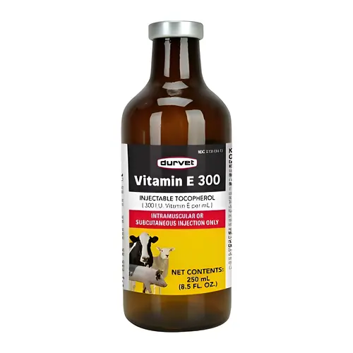 Vitamin E 300 Injectable - 250 mL Bottle