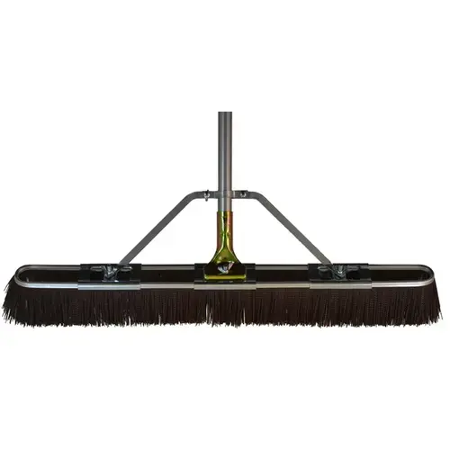 Floor Brush 29" Polystyrene Coarse with 60" Aluminum Handle Floor Brush 29" Polystyrene Coarse with 60" Aluminum Handle