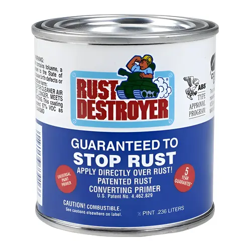 Rust Prevention Paint No Indoor and Outdoor Matte Red Oil-Based Alkyd-Based 8 oz Red