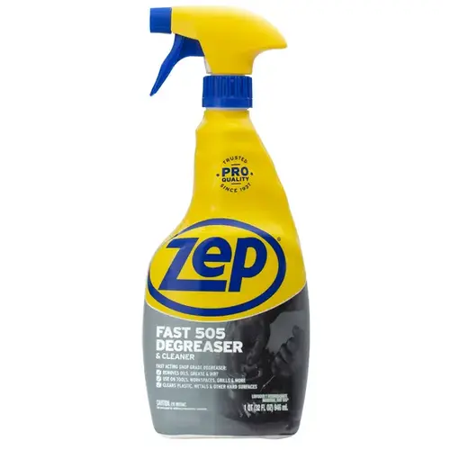Fast 505 Cleaner and Degreaser, 32 oz, Spray Bottle, Lemon-Like Scent Colorless to Light Yellow - pack of 12 Fast 505 Cleaner and Degreaser, 32 oz, Spray Bottle, Lemon-Like Scent Colorless to Light Yellow - pack of 12