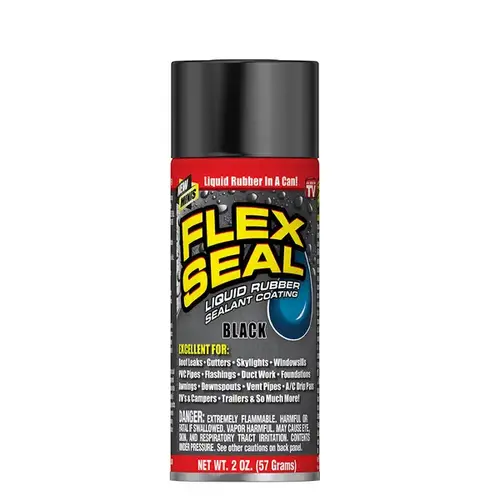 2 Oz. Mini Spray Rubber Sealant, Black 2 Oz. Mini Spray Rubber Sealant, Black