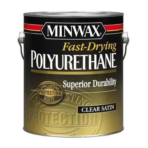 Satin Fast-Drying Interior Polyurethane, 1 Gal. Satin Fast-Drying Interior Polyurethane, 1 Gal.