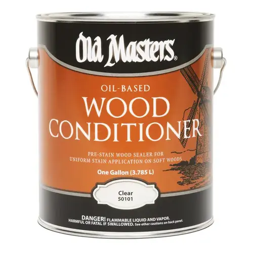 Wood Conditioner, Clear, Liquid, 1 gal