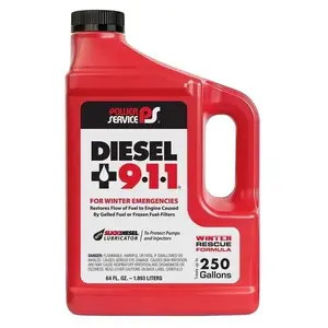 Power Service-Diesel 911 8064 Diesel 911 Fuel Treatment Supplement 64-oz