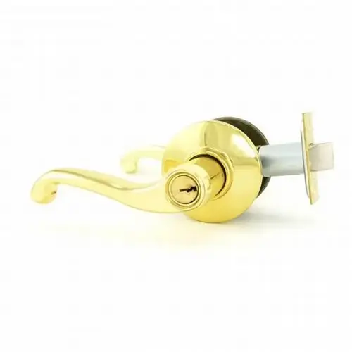 S Series Storeroom C Keyway Flair Left Hand with 16-203 Latch 10-001 Strike Bright Brass Finish S Series Storeroom C Keyway Flair Left Hand with 16-203 Latch 10-001 Strike Bright Brass Finish