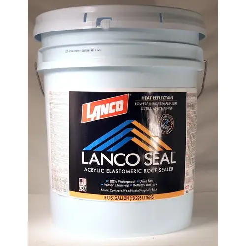 Lanco Seal Roof Coating White 5 Gallon Lanco Seal Roof Coating White 5 Gallon