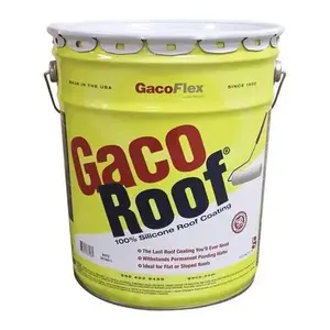 GacoFlex GACSRC5 GacoRoof 100% Silicone Roof Coating White 5-Gallon