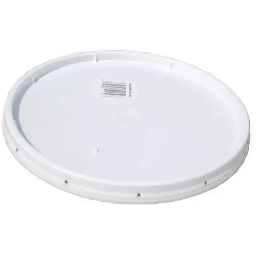 Plastic Pail Lid Tear-Strip 2-Gallon White Plastic Pail Lid Tear-Strip 2-Gallon White