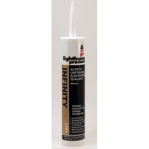 Infinity Acrylic Urethane Elastomeric Sealant 10.1 oz - White Infinity Acrylic Urethane Elastomeric Sealant 10.1 oz - White