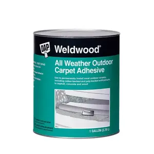 Weldwood 00442 DAP WELDWOOD All Weather Outdoor Carpet Adhesive 1 QT Tan