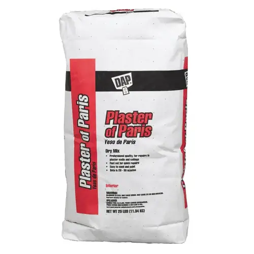 Plaster of Paris, Powder, White, 25 lb Bag Plaster of Paris, Powder, White, 25 lb Bag