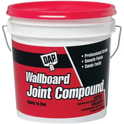 DAP Wallboard Joint Compound - Ready to Use 12-lbs Off-White
