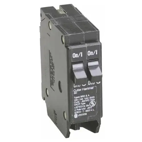 Circuit Breaker with Rejection Tab, Duplex, Type BD, 20 A, 1 -Pole, 120 V, Instantaneous Trip