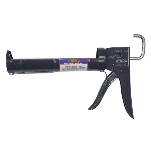Newborn Caulk Gun 188 Super Ratchet Rod Black