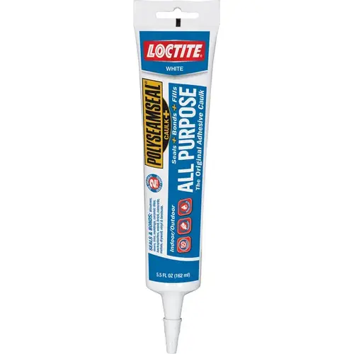 Loctite Polyseamseal All Purpose Adhesive Caulk - White 5.5oz.