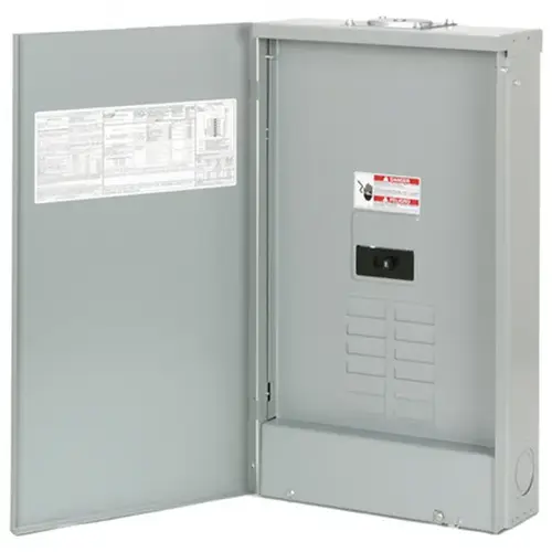 BR 200 Amp 8-Space 16-Circuit Outdoor Main Breaker Loadcenter with Cover Gray BR 200 Amp 8-Space 16-Circuit Outdoor Main Breaker Loadcenter with Cover Gray