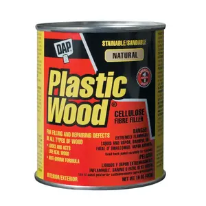 DAP 21506 Plastic Wood Wood Filler, Paste, Strong Solvent, Natural, 16 oz