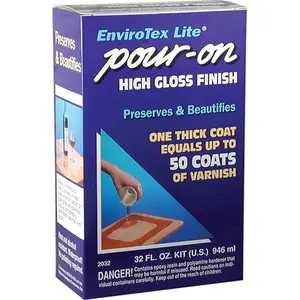 EnviroTex Lite 2032 Finish High-Gloss Clear 32 oz Clear