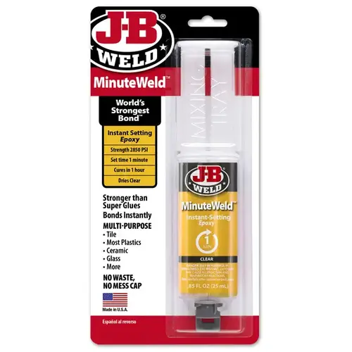 Epoxy Adhesive, Liquid, Ammonia, Light Yellow, 25 mL Syringe