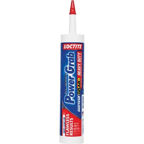 Exterior Construction Adhesive, White, 9 fl-oz Cartridge Exterior Construction Adhesive, White, 9 fl-oz Cartridge