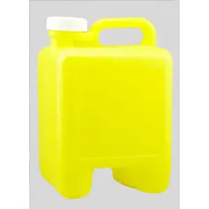 CKS Packaging 36550182 Yellow Chlorine Jug - 2.5 Gal
