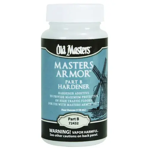 OLD MASTERS MASTER ARMOR PART B HARDENER - 4 OZ Clear OLD MASTERS MASTER ARMOR PART B HARDENER - 4 OZ Clear