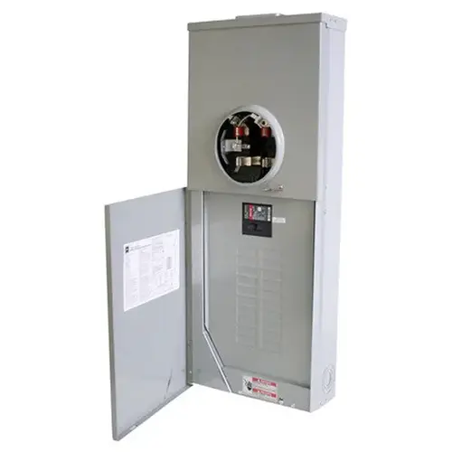 Load Center, 16 -Pole, 200 A, 8 -Space, NEMA 3R Enclosure, Surface Mounting Silver Load Center, 16 -Pole, 200 A, 8 -Space, NEMA 3R Enclosure, Surface Mounting Silver