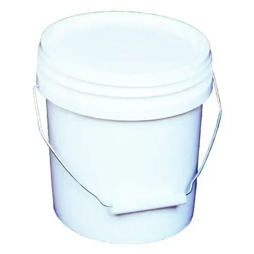 10128 Paint Pail, 1 gal Capacity, HDPE, White